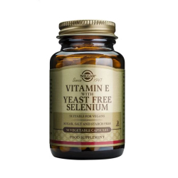 Solgar Vitamina E + Selenio S/levadura 50 Caps Veg