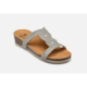 Scholl Women's Doha T-bar Sandal Silver Color Size 40