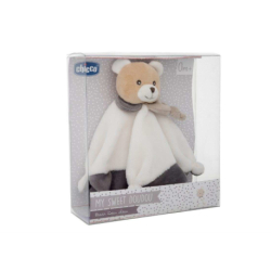 CHICCO BEAR SOFT CUDDLY TOY MY SWEET DOUDOU 0M+