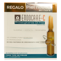 Endocare C Proteoglicanos Oil Free 30 Ampollas + Regalo Promo