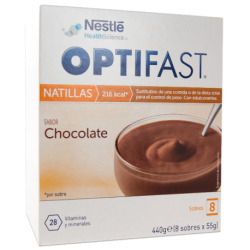 OPTIFAST NATILLAS DE CHOCOLATE 8 SOBRES