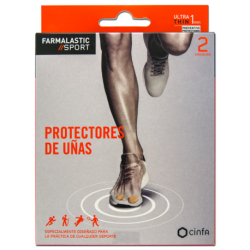 Farmalastic Sport Protectores De Uñas Talla Grande 2 Uds