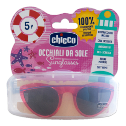 CHICCO RED AND PINK WITH LILAC DETAIL SUNGLASSES +5 YEARS