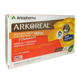 Arkoreal Jalea Real Vitaminada Sin Azucar 20 Ampollas