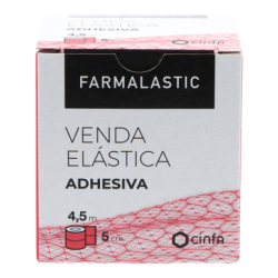 Farmalastic Venda Elastica Adhesiva 4,5x5 Cm