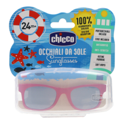 CHICCO RED AND BLUE SUNGLASSES FOR KIDS +24 MONTHS