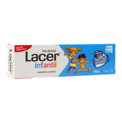 LACER KIDS TOOTH GEL STRAWBERRY FLAVOUR 75 ML