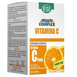 Esi Multi Complex Vitamina C Pura 1000mg Polvo 20 Sobres