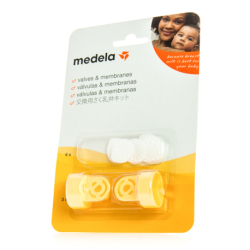 MEDELA 2 VALVES AND 6 REPLACEMENT MEMBRANES