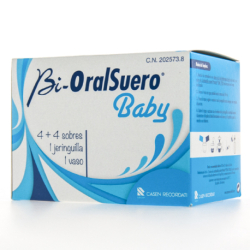 Bioralsuero Baby 4+4 Sobres + 1 Vaso + 1 Jeringuilla