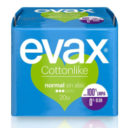 EVAX COTTONLIKE NORMAL WITHOUT WINGS  20 UNITS