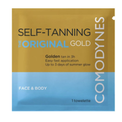 COMODYNES SELF-TANNING NATURAL AND FAST ALL SKIN TYPES 8 WIPES