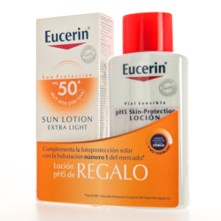 EUCERIN LIGHT SUN LOTION SPF50 + GIFT PROMO