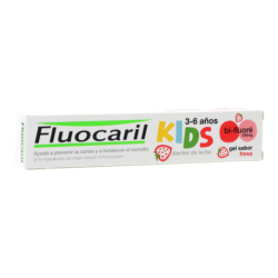 FLUOCARIL KIDS TOOTHPASTE 3-6 YEARS STRAWBERRY FLAVOUR 50 ML
