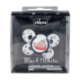 CHICCO SILICONE ORTHODONTIC PACIFIER LIMITED EDITION BLACK&WHITE 6-16M