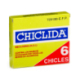 CHICLIDA 25 MG 6 CHEWING GUMS