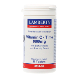 VITAMIN C 1000 MG TIME WITH BIOFLAVONOIDS 60 TABLETS 8134-60 LAMBERTS