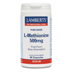 L-METHIONINE 500MG 60 CAPSULES 8318 LAMBERTS