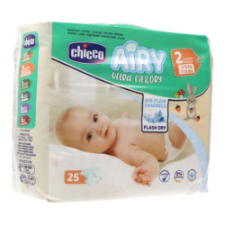 CHICCO DIAPERS AIRY ULTRA FIT&DRY SIZE 2 3-6KG 25 UNITS