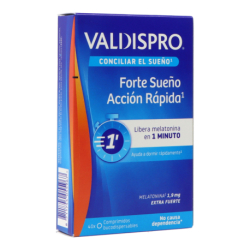 Valdispro Forte Sueño Accion Rapida 40 Comprimidos Bucodispersables