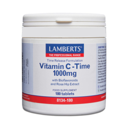 Vitamina C 1000mg Bioflavonoides Retard 180 Comps Lamberts