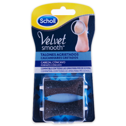 SCHOLL VELVET SMOOTH CONCAVE REPLACEMENT 2 UNITS