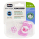 CHICCO SILICONE PACIFIER PHYSIO LIGHT 6-16 M PINK