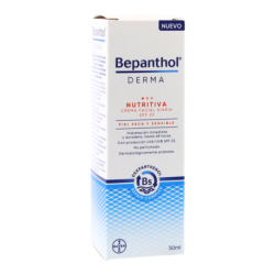 Bepanthol Derma Nutritiva Crema Facial Diaria Spf25 Piel Seca Y Sensible 50 ml