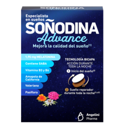 Soñodina Advance Melatonina Bicapa Angelini 60 Comprimidos