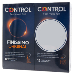 Control Preservativos Finissimo 12 Uds+ 12 Uds Promo