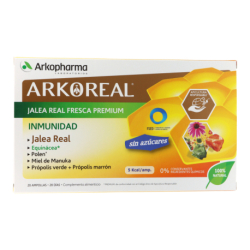 Arkoreal Jalea Real Inmunidad Sin Azucares 20 Ampollas 15 ml