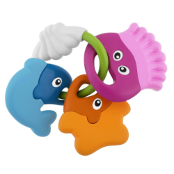 CHICCO FISH RATTLE UND TEETHER +3M