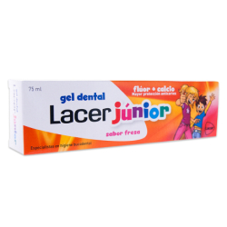 LACER JUNIOR TOOTH GEL STRAWBERRY FLAVOUR 75 ML