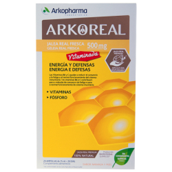 Arkoreal Jalea Real Vitaminada 20 Ampollas Sabor Naranja