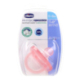 CHICCO ORTHODONTIC SILICONE PACIFIER PINK 0M+