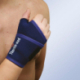 ORLIMAN THERMOMED NEOPRENE THUMB WRIST SUPPORT BANDAGE ONE SIZE 4607 BLUE