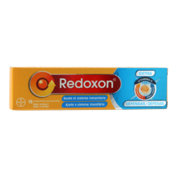 REDOXON EXTRA DEFENSAS VITAMIN C+  ZINC 15 TABLETS ORANGE FLAVOUR