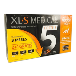 XLS MEDICAL FORTE 5 3 MONTH TREATMENT + MY NUDGE PLAN PROMO