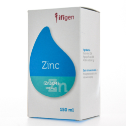 ZINC 100MG/L IFIGEN 150ML