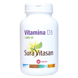 Vitamina D3 1000 U.i. 60 Caps Sura Vitasan