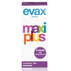 EVAX MAXI PLUS 30 PANTY LINERS