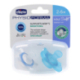 CHICCO PHYSIOFORMA PACIFIER 2-6M BLUE AND WHITE 2 UNITS