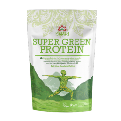 Super Green Protein Spirulina, Clorela & Matcha 250 g Iswari