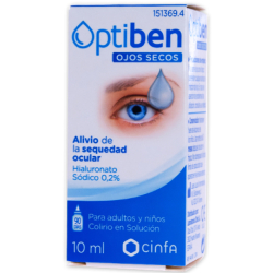 Optiben Gotas Sequedad Ocular 10 ml