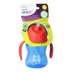AVENT CUP WITH STRAW 9M+ 200 ML