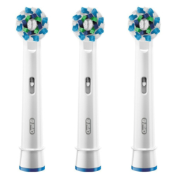ORAL B CROSS ACTION TOOTHBRUSH REPLACEMTENS 3 UNITS