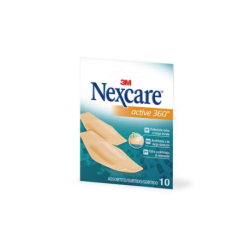 3M NEXCARE ACTIVE 360 ASSORTED PLASTERS 10 UNITS
