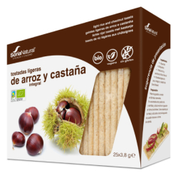 BIO RICE AND CHESTNUT TOASTS 25 UNITS SORIA NATURAL R.80503
