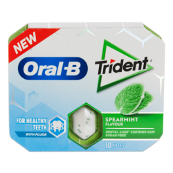 Oral B Trident Chicles Spearmint 10 Uds