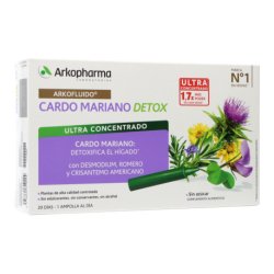 Arkofluido Cardo Mariano Detox 20 Ampollas